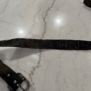 Vintage Old Stud Handmade Belt – Longhorn Design